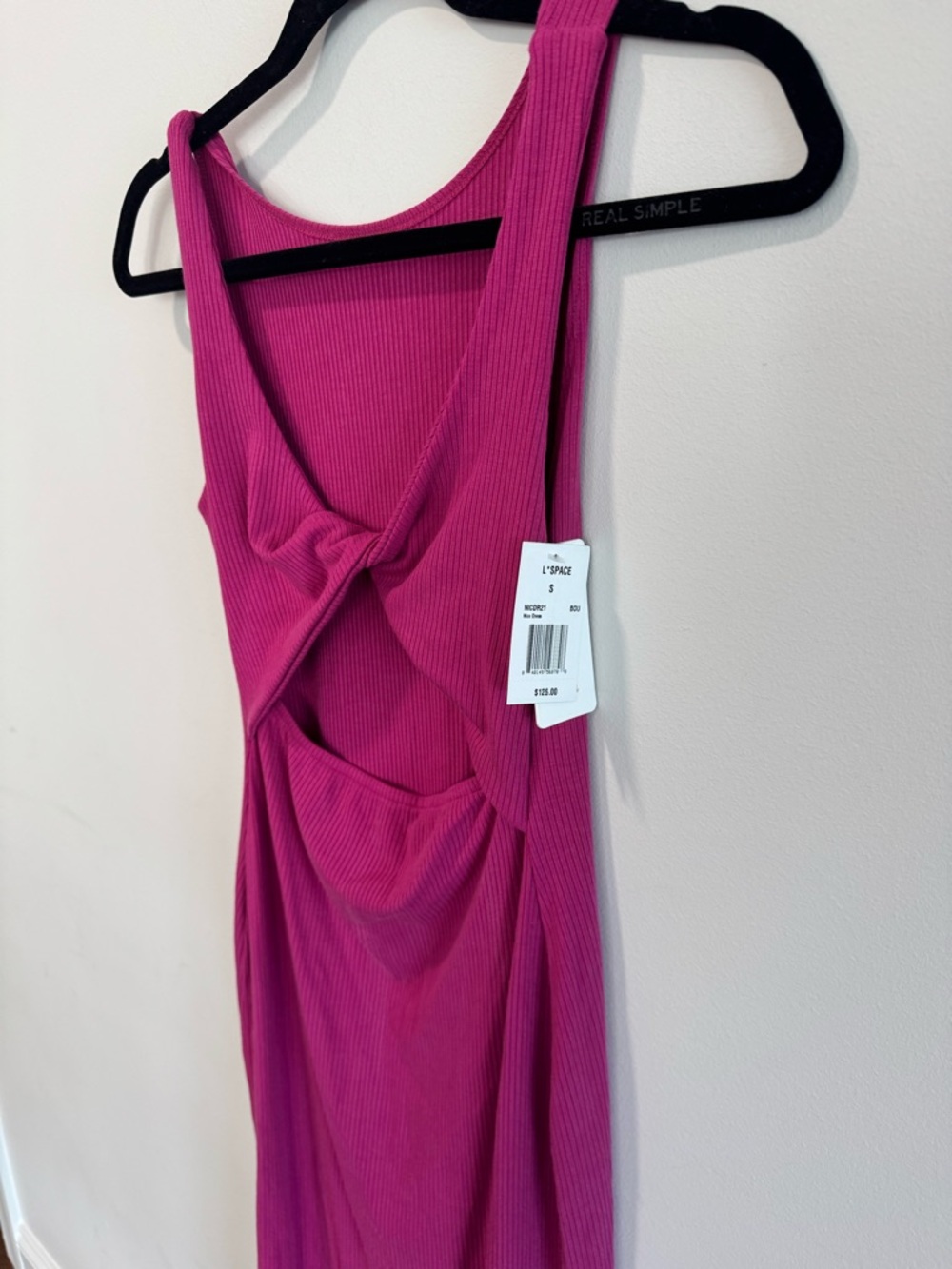 l*space Nico Midi Dress in Bougainevillea Pink - Picture 7 of 14